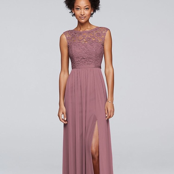 davids bridal bridesmaid lace